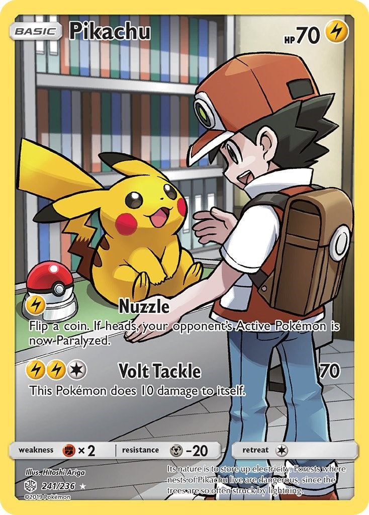 {Pikachu (Secret) - {SM - Cosmic Eclipse - {PSA {9.5 - Cert 47727755