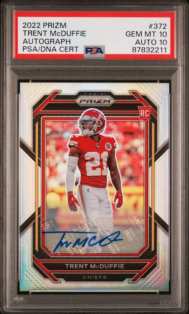 2022 PANINI PRIZM #372 TRENT McDUFFIE AUTOGRAPH