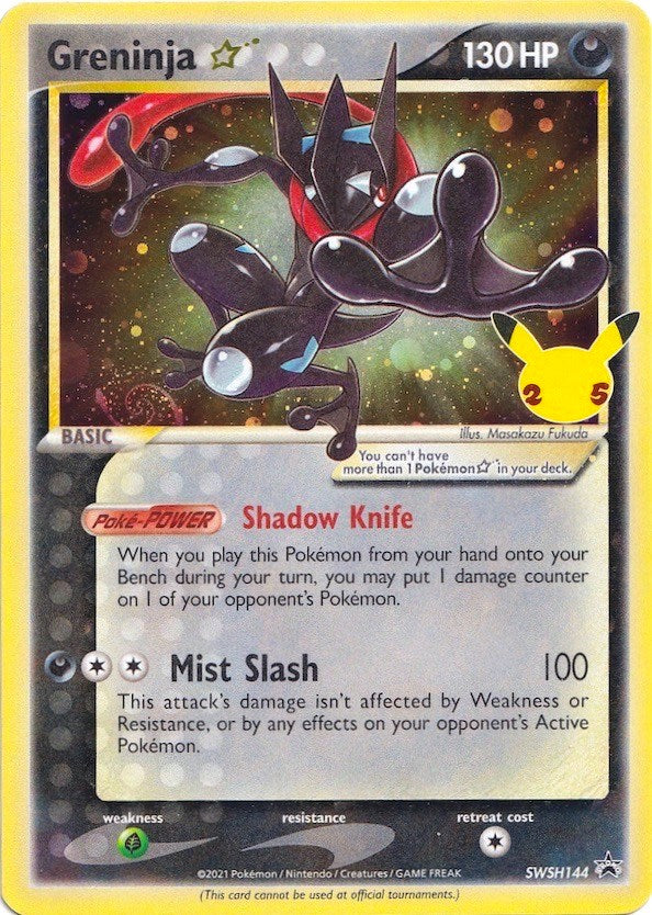 {Greninja Star - {SWSH: Sword & Shield Promo Cards - {CGC {10 - Cert 6098095110