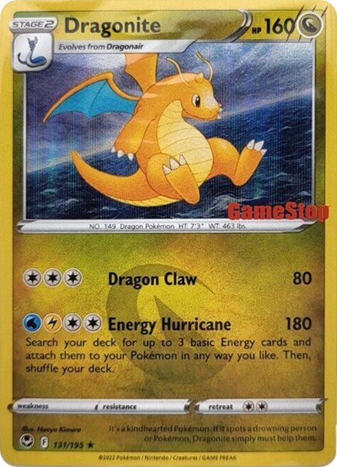 {Dragonite - 131/195 (Gamestop Exclusive) - {Miscellaneous Cards & Products - {PSA {10 - Cert 0015866004