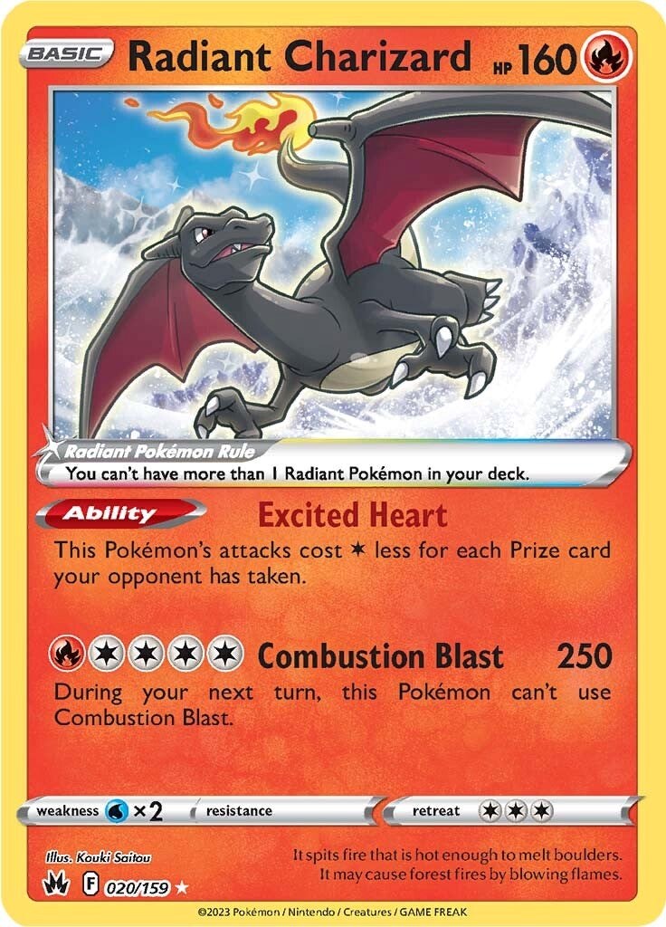 {Radiant Charizard - {SWSH: Crown Zenith - {PSA {10 - Cert 116652380
