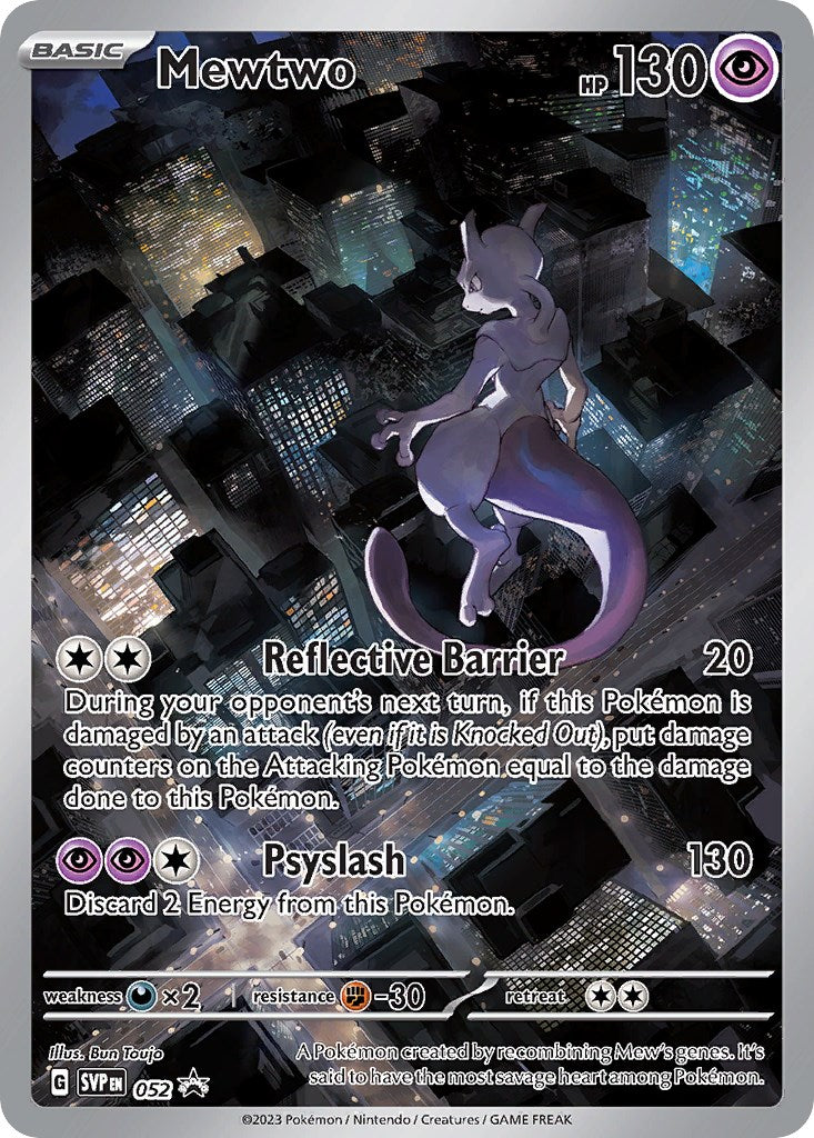 {Mewtwo - 052 - {SV: Scarlet & Violet Promo Cards - {PSA {9 - Cert