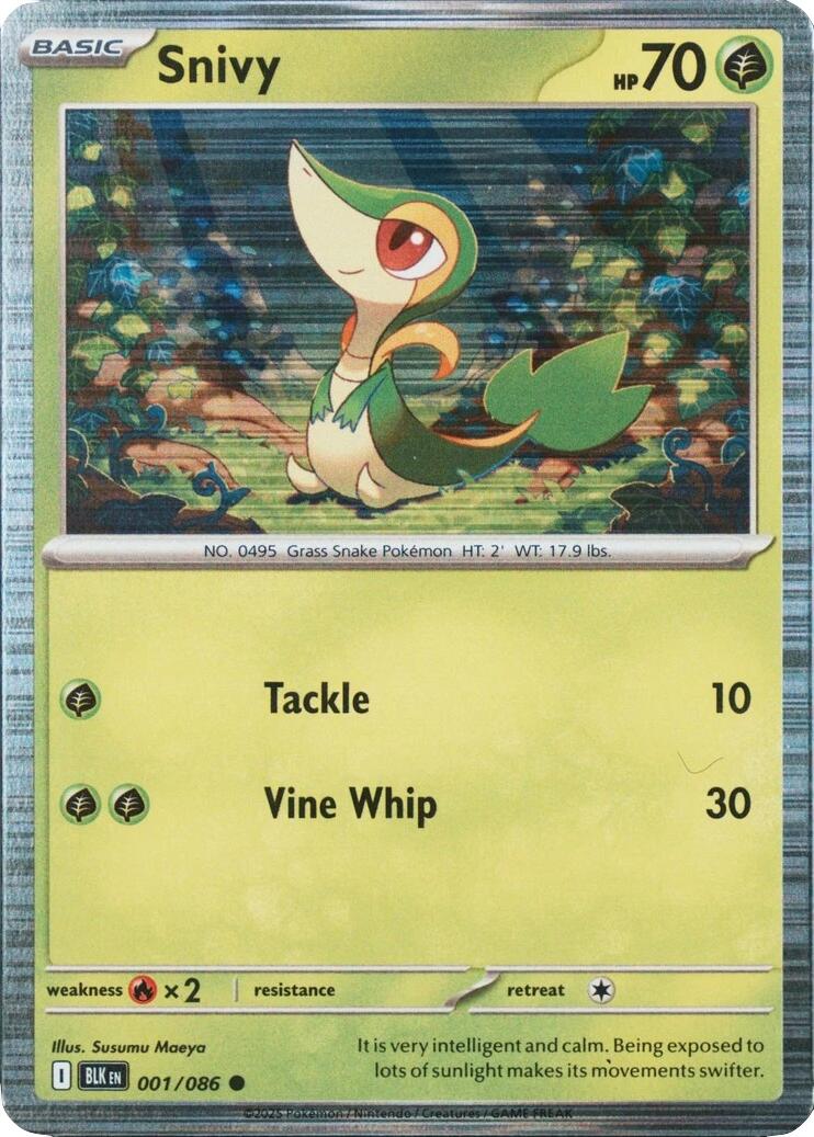 Snivy - 001/086 (Unova Poster Collection)