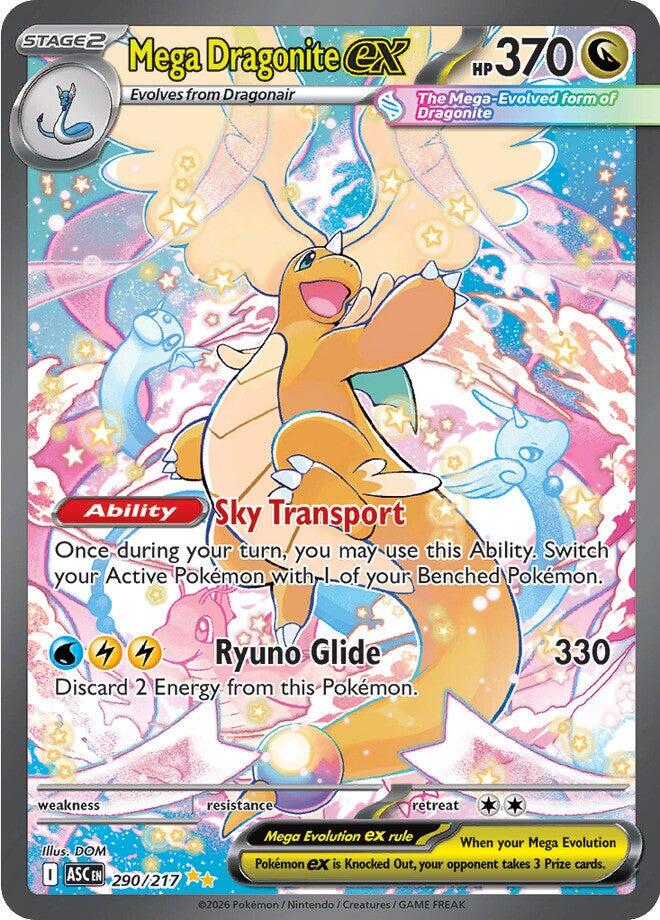 {Mega Dragonite ex - 290/217 - {ME: Ascended Heroes - {BGS {9.5 - Cert 0020413736