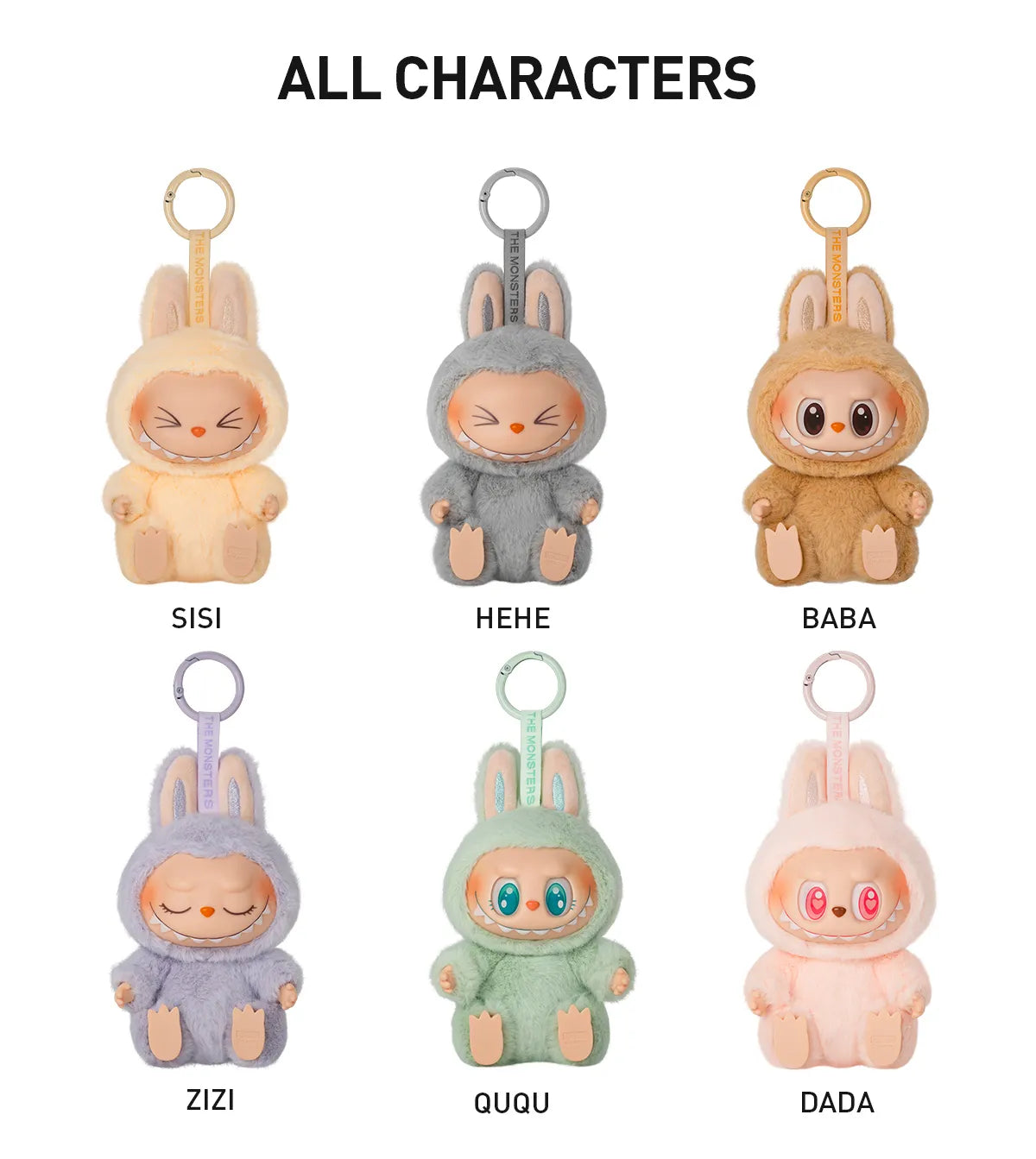 THE MONSTERS - Have a Seat Vinyl Plush Blind Box (Back)