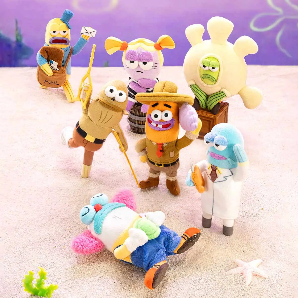 PopMart Residents of Bikini Bottom-Whimsical Plush Part 2