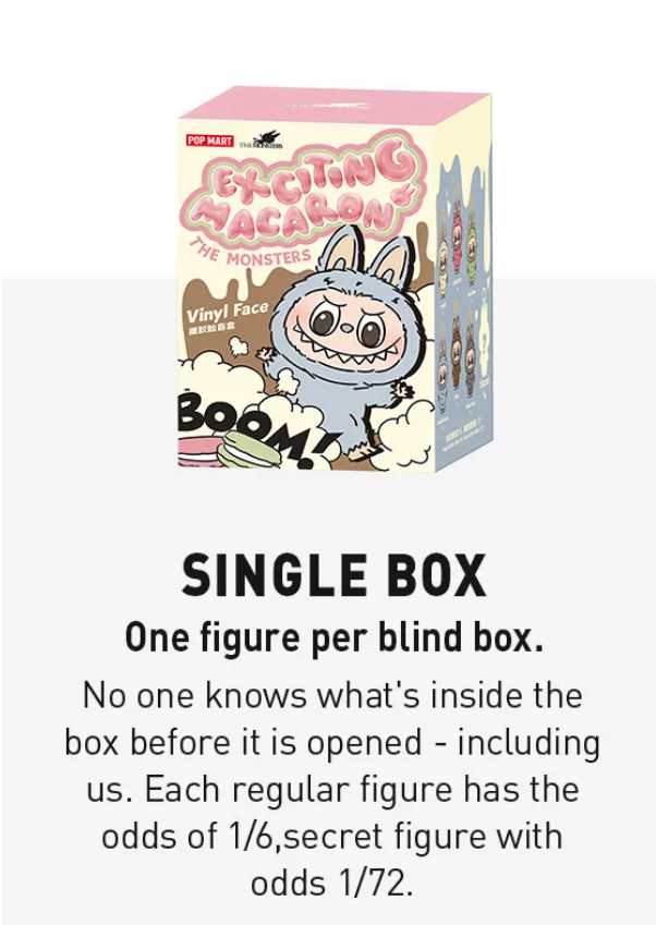 THE MONSTERS - Exciting Macaron Vinyl Face Blind Box