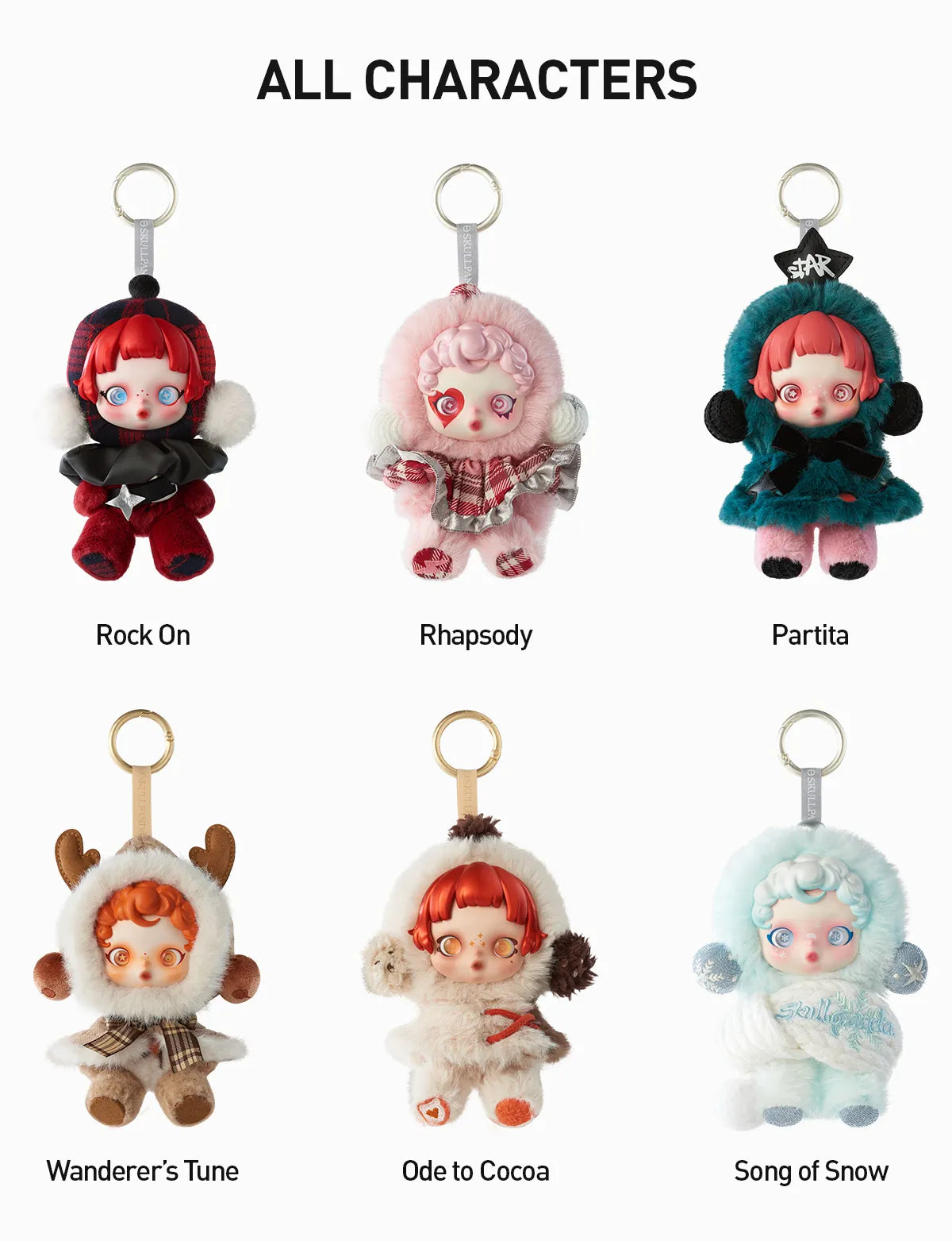 POP MART SKULLPANDA Winter Symphony Series Plush (Back)