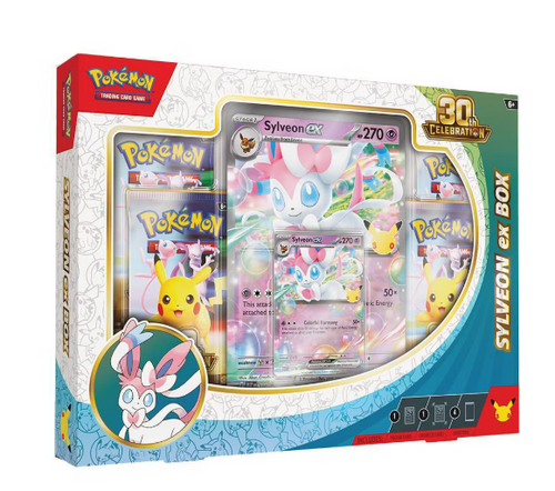 Pokemon TCG 30th Anniversary Celebration Sylveon ex Box - New