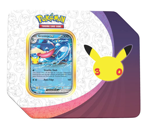 Pokemon Trading Card Game: 30th Celebration Tin (Sylveon or Greninja) (Back)