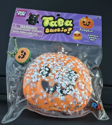 NEW - Crazy Fun Taba tastic Halloween Squishy - PUMPKIN RMS