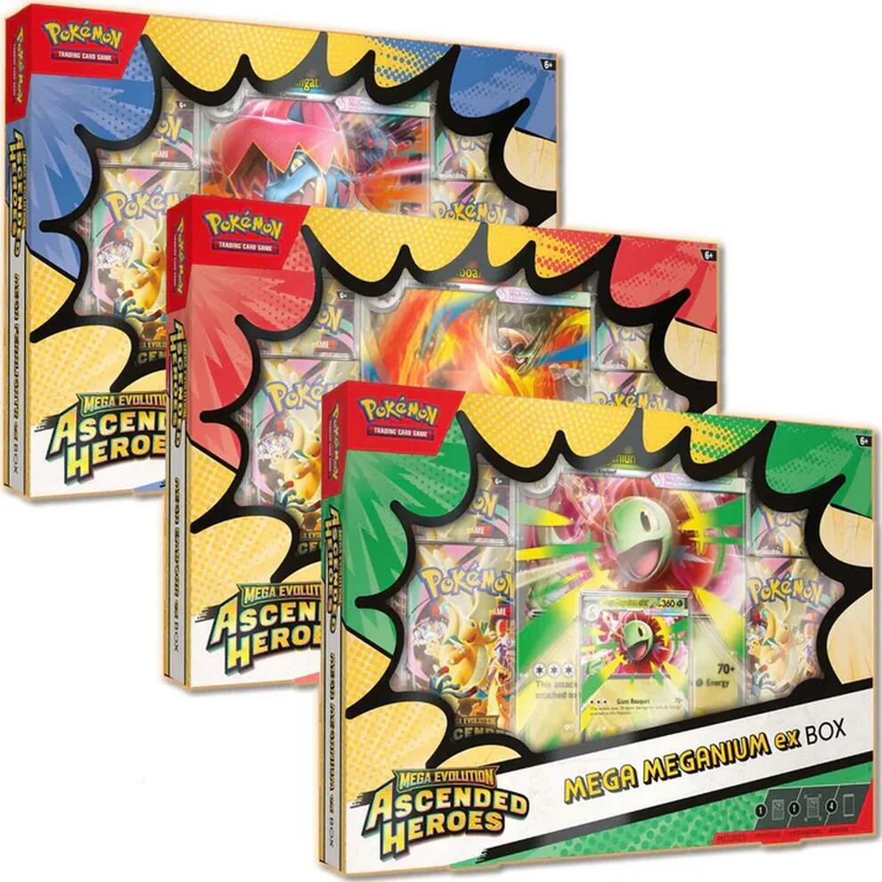 Ascended Heroes Mega Feraligatr EX Box