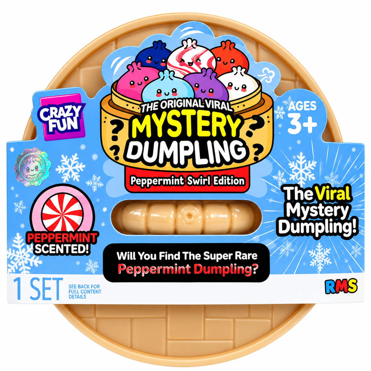 RMS Crazy Fun PEPPERMINT SWIRL Mystery DUMPLING | Unopened / English / New