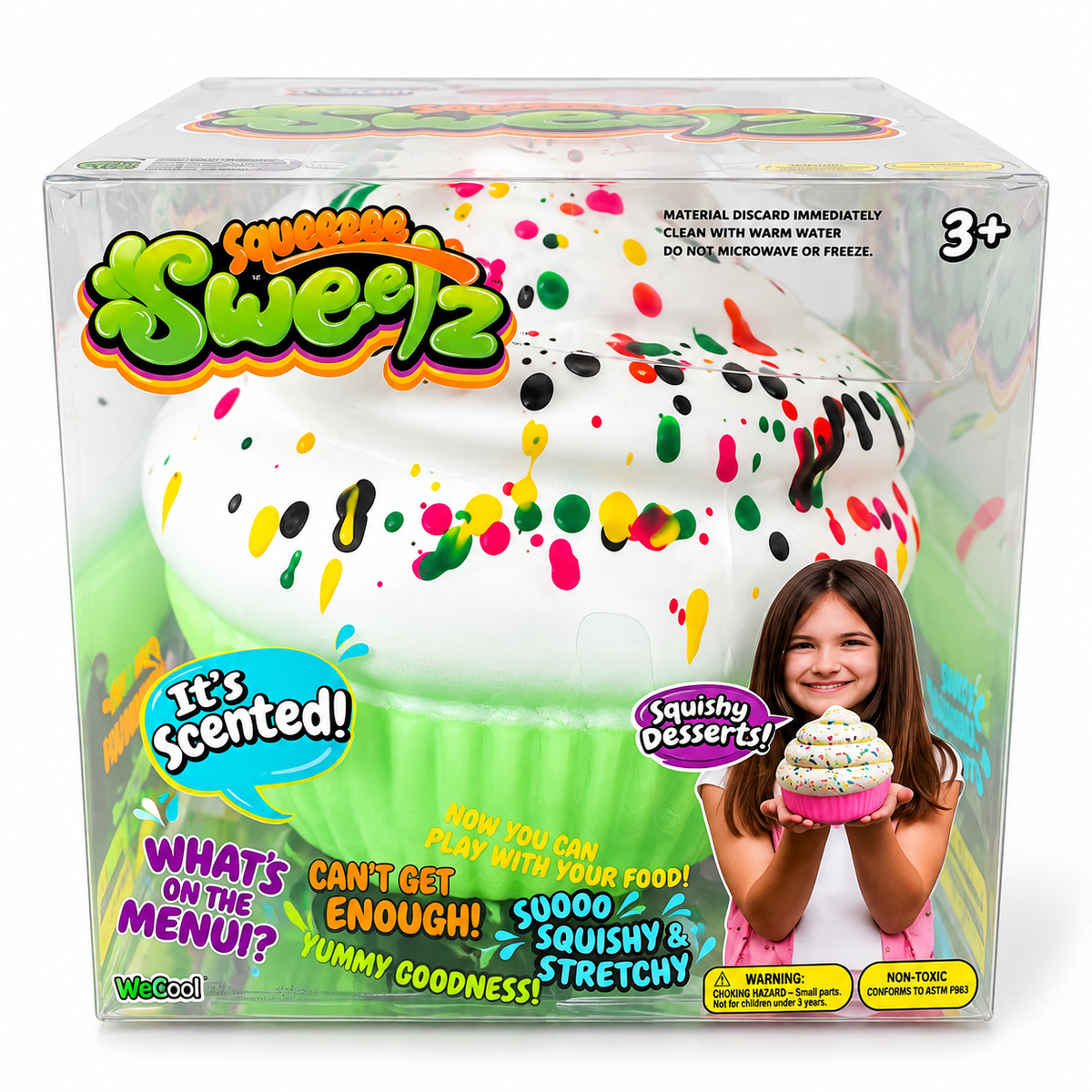 Squishy Squeeze Sweets Scented Green Cupcake