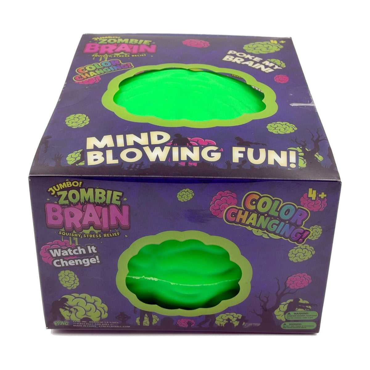 Jumbo Zombie Brain Squishy Stress Relief! | Unopened / English / New