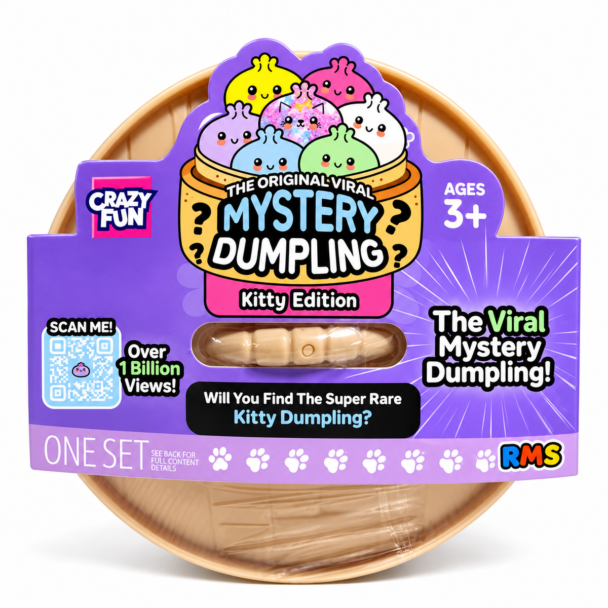 Crazy Fun RMS Mystery Dumpling Kitty Edition Blind Pack Sealed