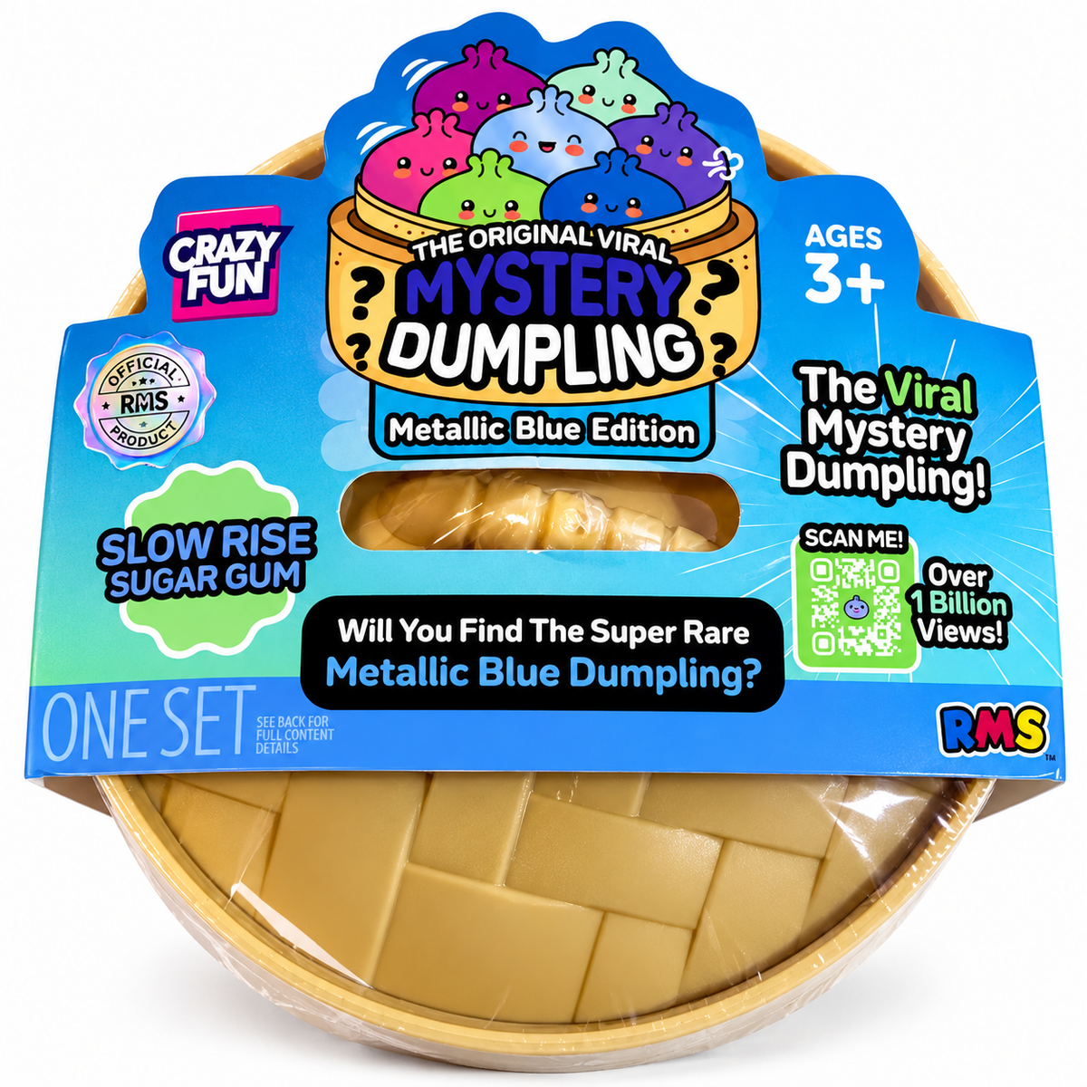 RMS The Original Mystery Dumpling METALLIC BLUE EDITION Squishy Sealed NEW | Unopened / English / New