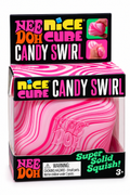 NeeDoh Candy Swirl Nice Cube Super Solid Squish