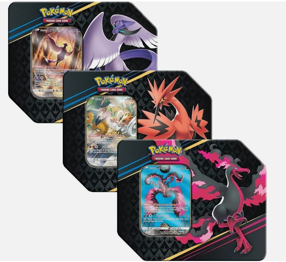 Crown Zenith Tin [Galarian Moltres] (International Version)