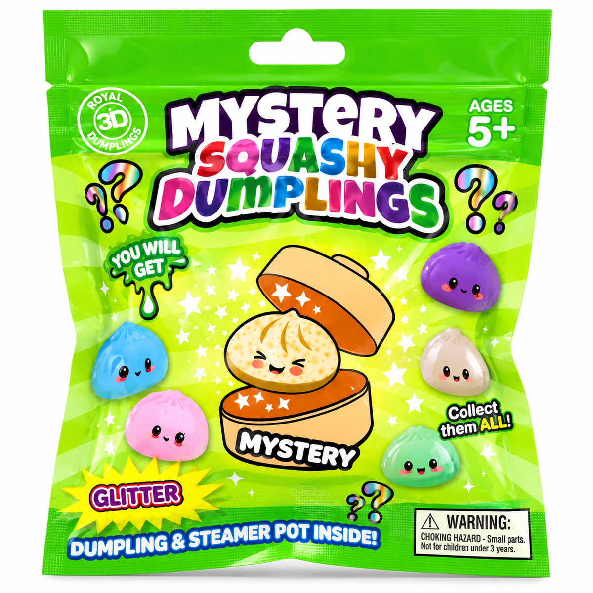 Mystery Squashy Dumplings Metallic Edition NEW Sealed Royal Deluxe