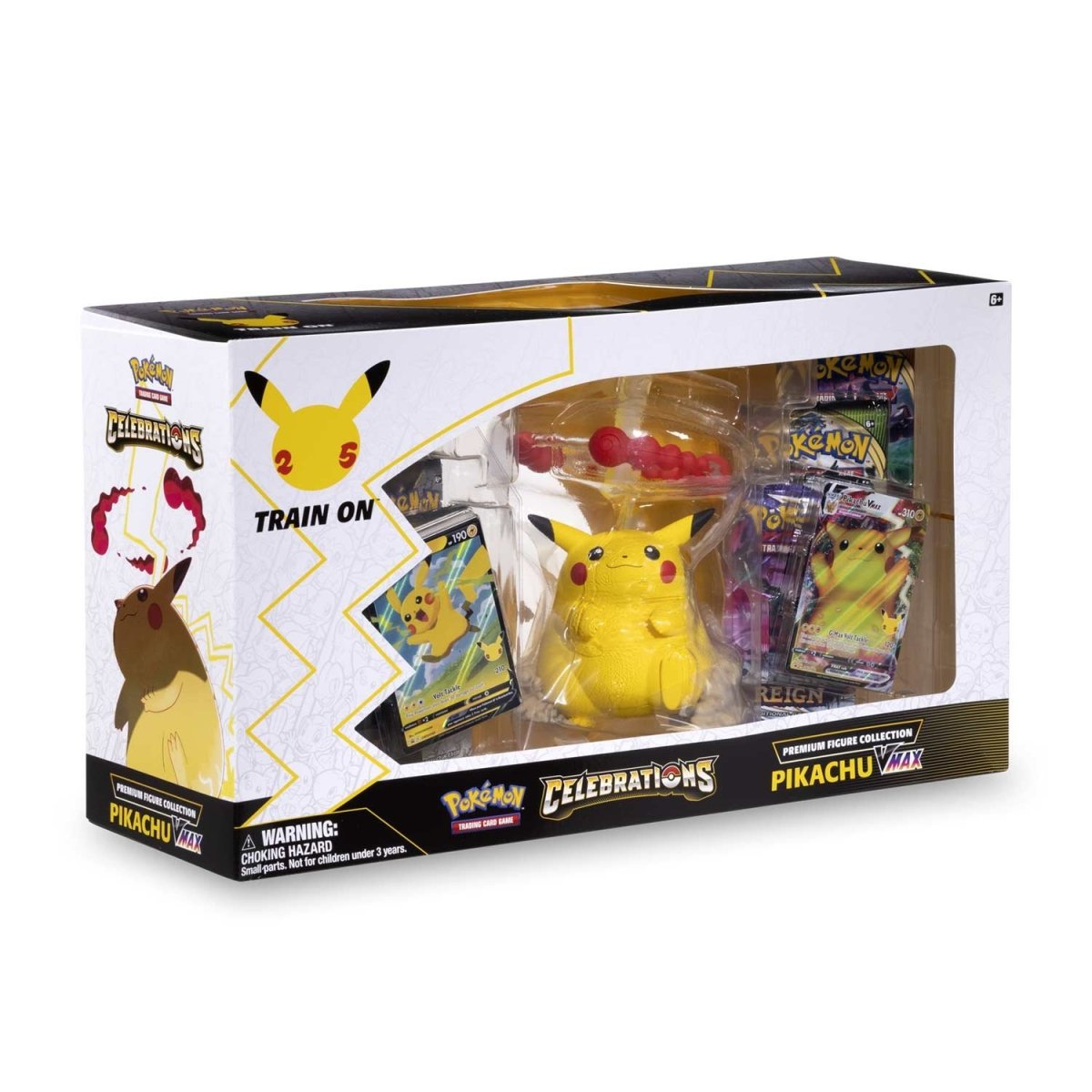 Pokémon Trading Card Games: 25th Anniversary Pikachu VMAX Premium Figure Collection