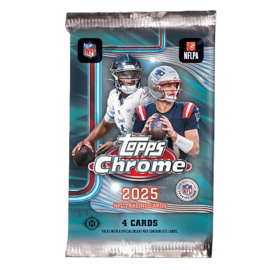 2025 Topps Chrome Football Hobby Pack
