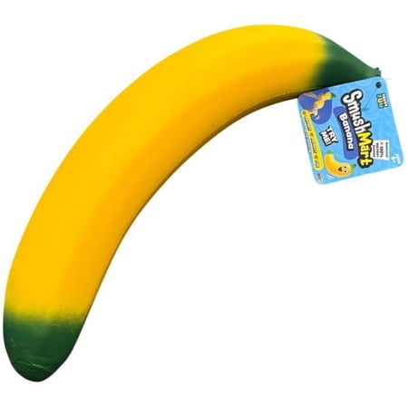 Smush Mart Squishy Banana Squeeze Toy