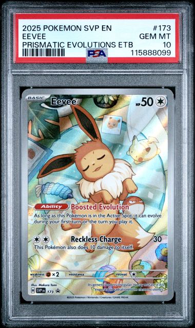 {Eevee - 173 - {SV: Scarlet & Violet Promo Cards - {PSA {10 - Cert 115888099