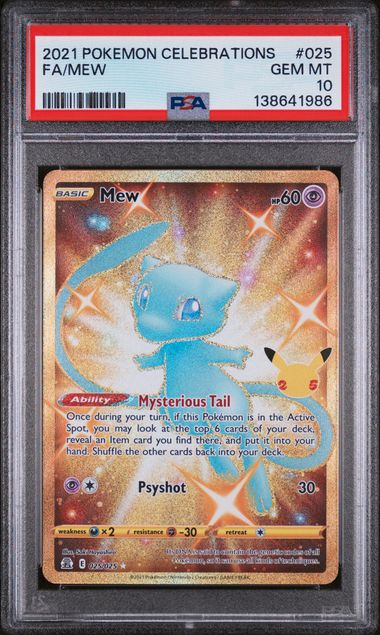 {Mew (Secret) - {Celebrations - {PSA {10 - Cert 138641986