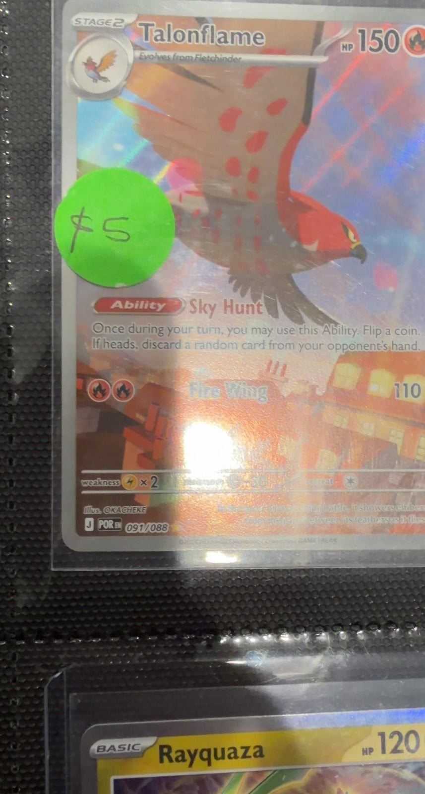 Talonflame - 091/088 | Near Mint / English / Holofoil