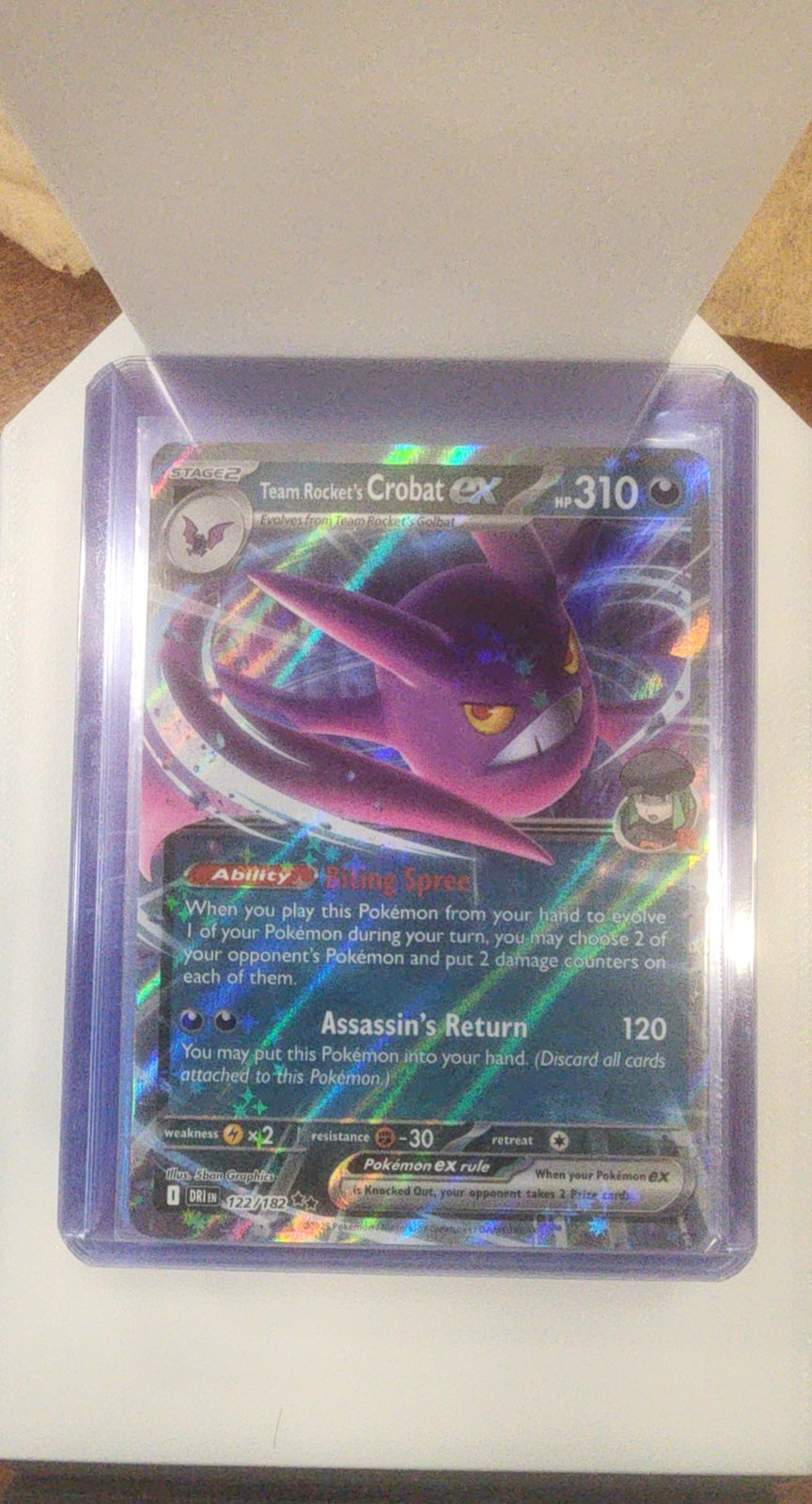 Team Rocket's Crobat ex - 122/182