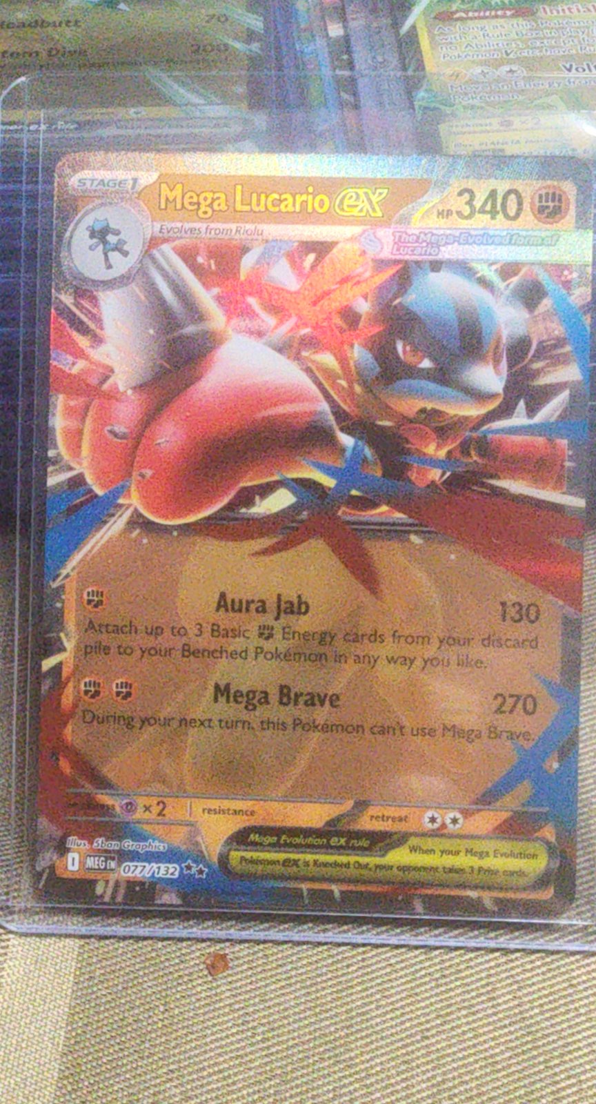 Mega Lucario ex - 077/132
