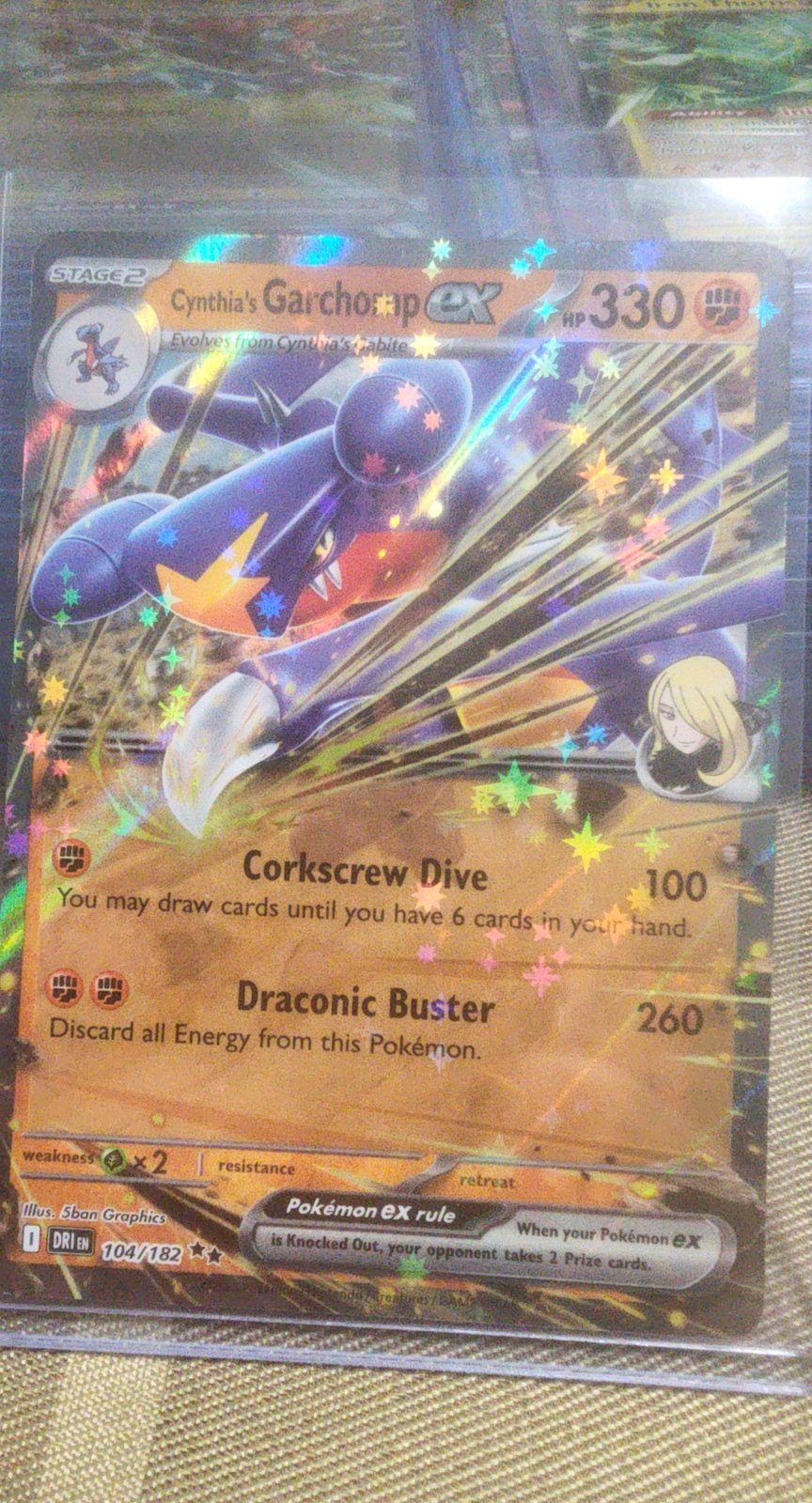 Cynthia's Garchomp ex - 104/182