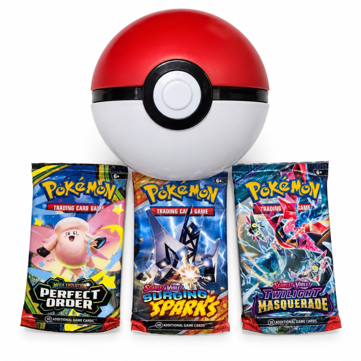 Pokemon Poke Ball Tin 3 Pack